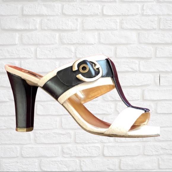 JONES NEW YORK slide sandal w/heel